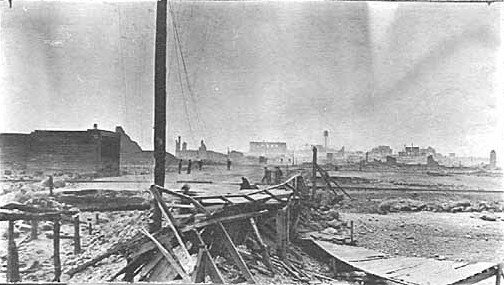 Hinckley, Minnesota after the 1894 fire