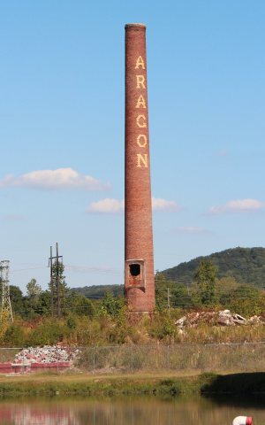 Aragon Mill chimney, October 2016