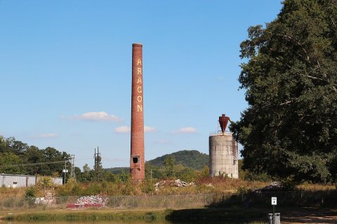 Aragon Mill chimney