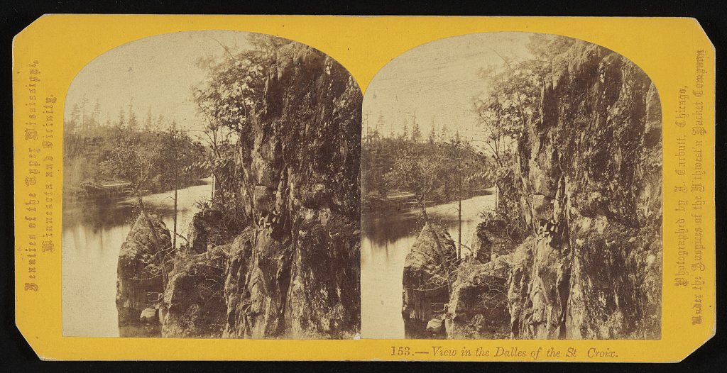 View in the Dalles of the St. Croix, Polk County, Minnesota