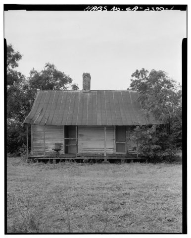 East front - Rambo-Bell-Redding Tenant House, County Road 130, east of Intersection U.S. 27 and State Route 1