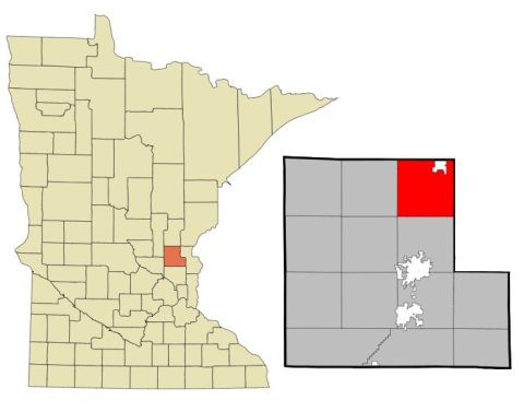 Stanchfield Township within Isanti County