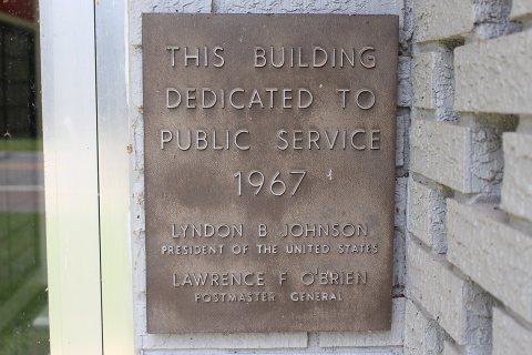 Molena Post Office Plaque