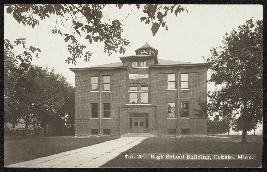High school building
