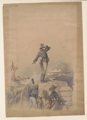 Captain Hubert Dilger at Resaca, Georgia, May 1864