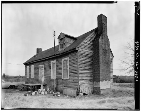 FRONT, GENERAL EXTERIOR VIEW - House, County Road 40 (River Road)