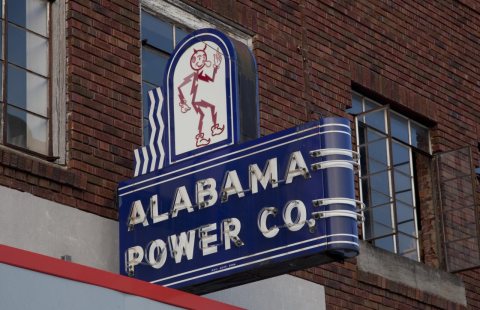 Historic Alabama Power Company sign