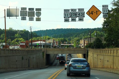 US278 West US431 North at US11 - Atalla Bridge