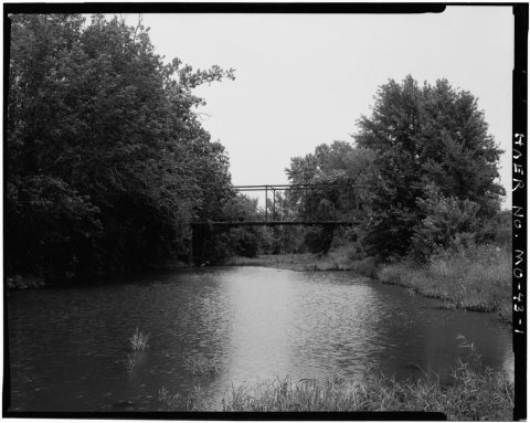 Dick's Mill Bridge, Spanning Moniteau Creek, Bunceton