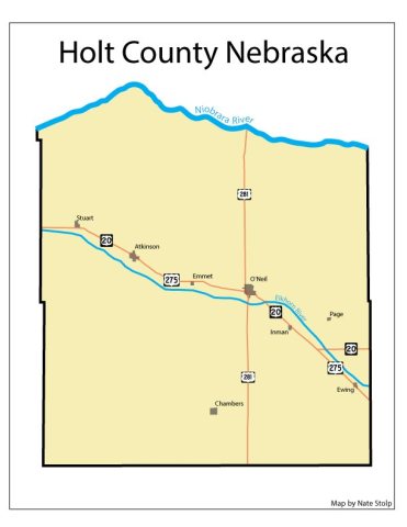 Holt County Map