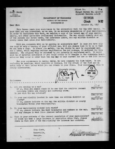 Florida [Sarasota County (part) - Washington County] -- Georgia [Appling County - Effingham County (part)]