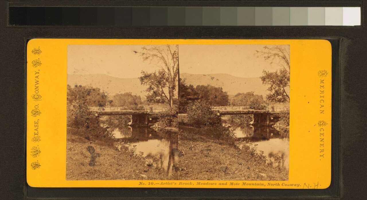 Artist's Brook, Meadows and Mote Mountain, North Conway, N.H
