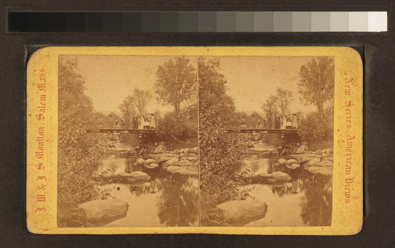 Artists' Brook and Bridge, North Conway, N.H