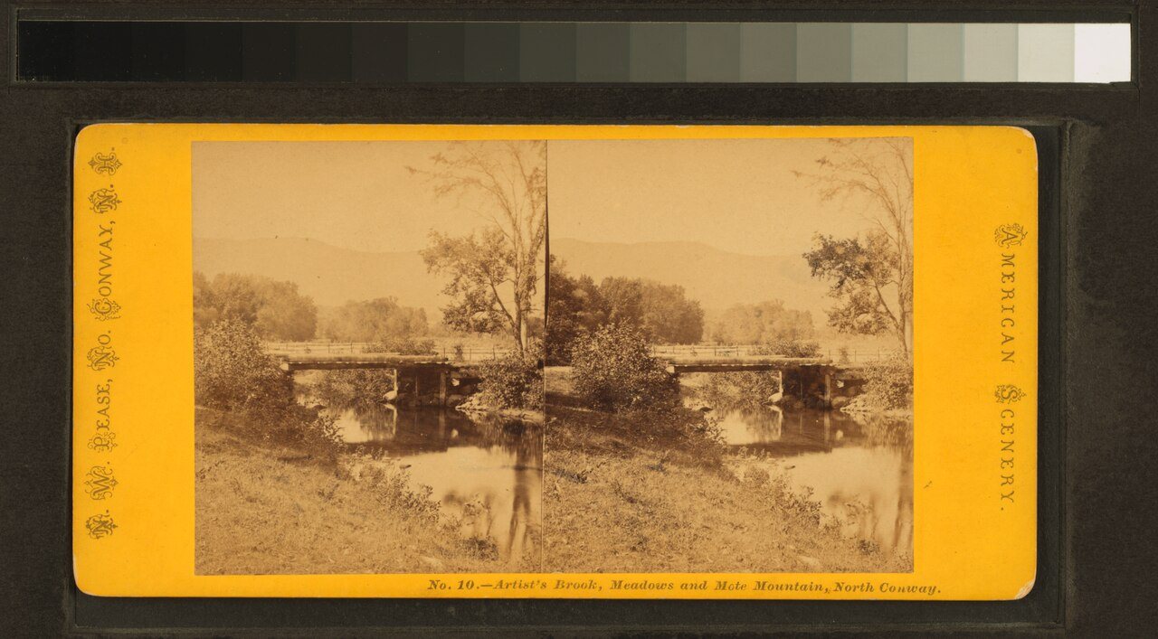 Artist's Brook, Meadows and Mote Mountain, North Conway, N.H