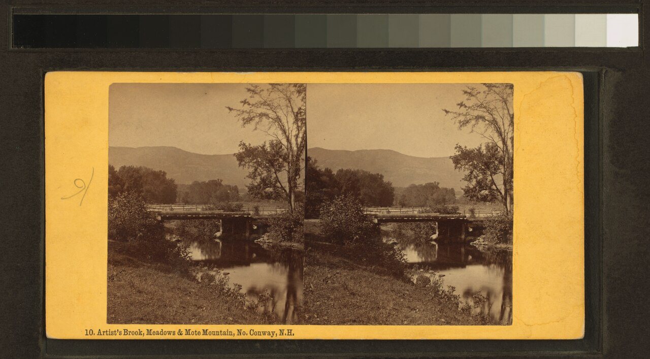 Artist's Brook, Meadows & Mote Mountain, No. Conway, N.H