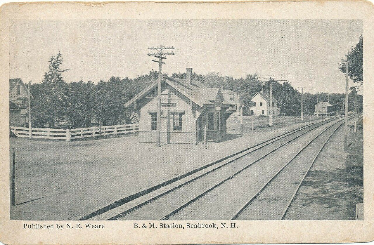 Seabrook station postcard