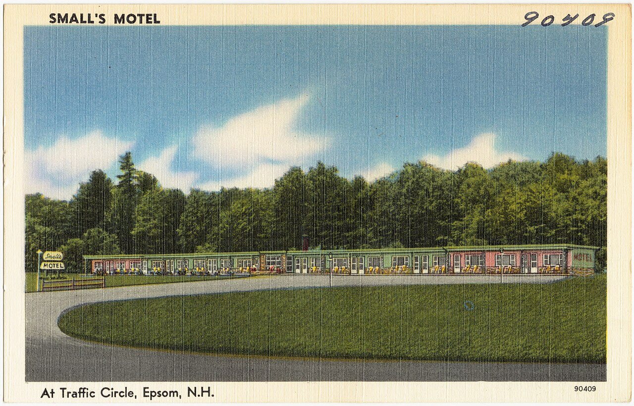 Small's Motel, at traffic circle, Epsom, N.H (90409)