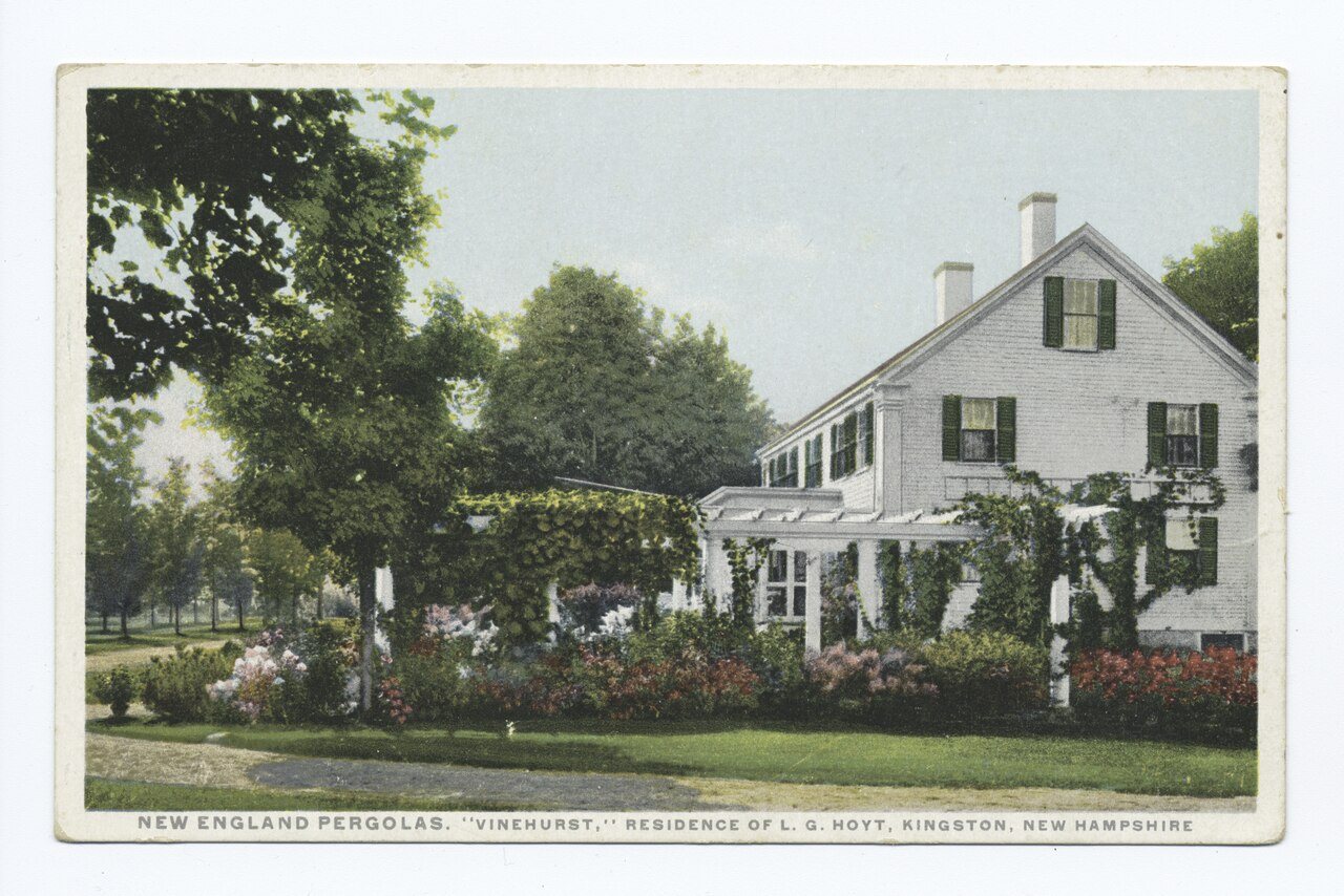 New England Pergolas, Vinehurst, Residence of L. G. Hoyt