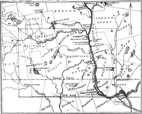 Map of old Dunstable 1846
