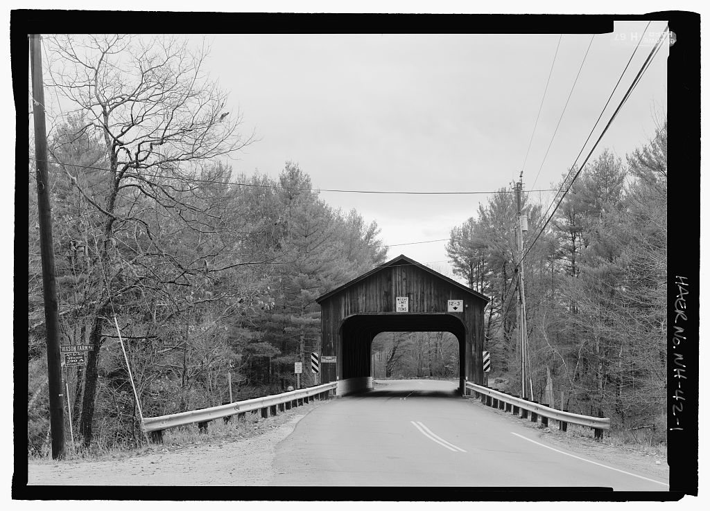 Hancock-Greenfield Bridge, Spanning Contoocook River, Forest Road (formerly Old County Road), Hancock, Hillsborough Cou…