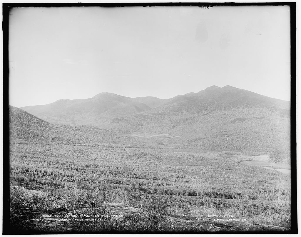 Presidential Range from Mt. Surprise