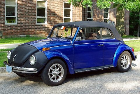 Blue VW Beetle