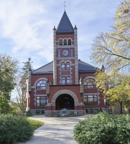 Thompson Hall, also commonly referred to locally as "T-hall," one of the central buildings on the campus of the Univers…