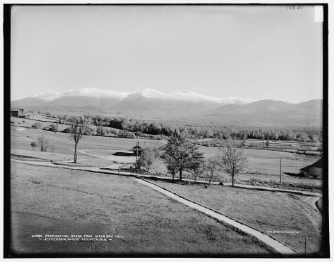 Presidential Range from Waumbek Hall