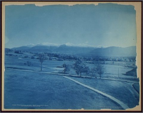 Presidential Range from Waumbek Hall