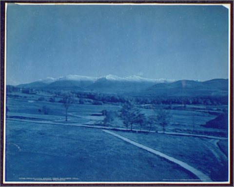Presidential Range from Waumbek Hall