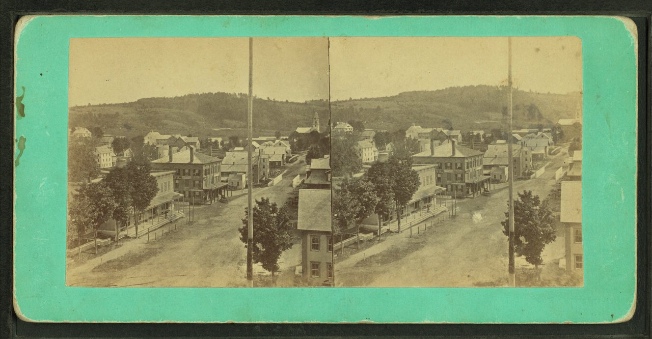 Village scene, Andover, N.H.Alternate Title: New Hampshire scenery