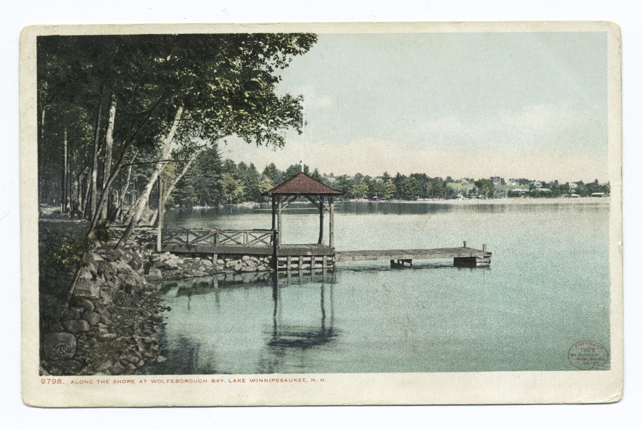 Along Shore Bay, Wolfeborough, Lake Winnipesaukee, N. H