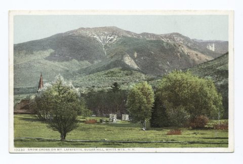 Snow Cross on Mt. Lafayette, Sugar Hill, N.H