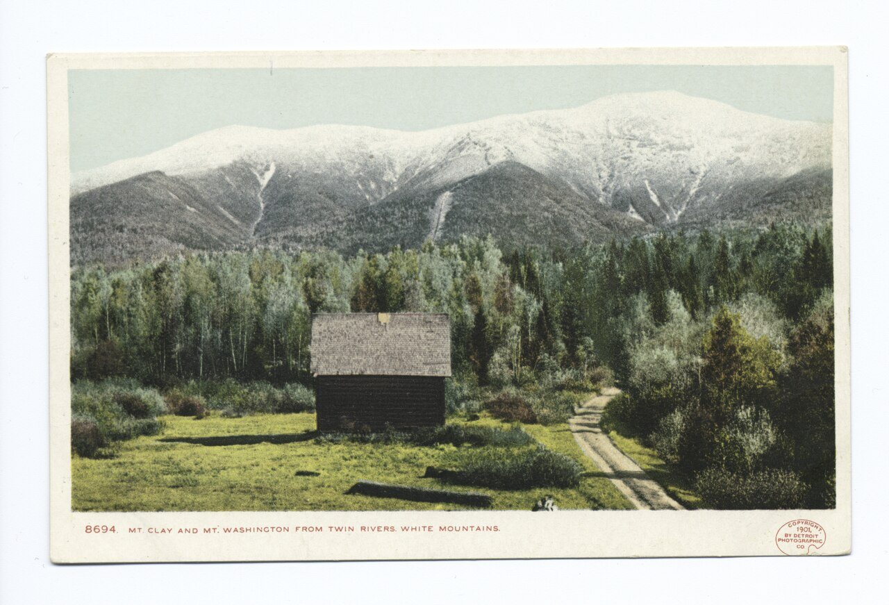 Mt. Clay and Mt. Washington from Twin Rivers, N. H