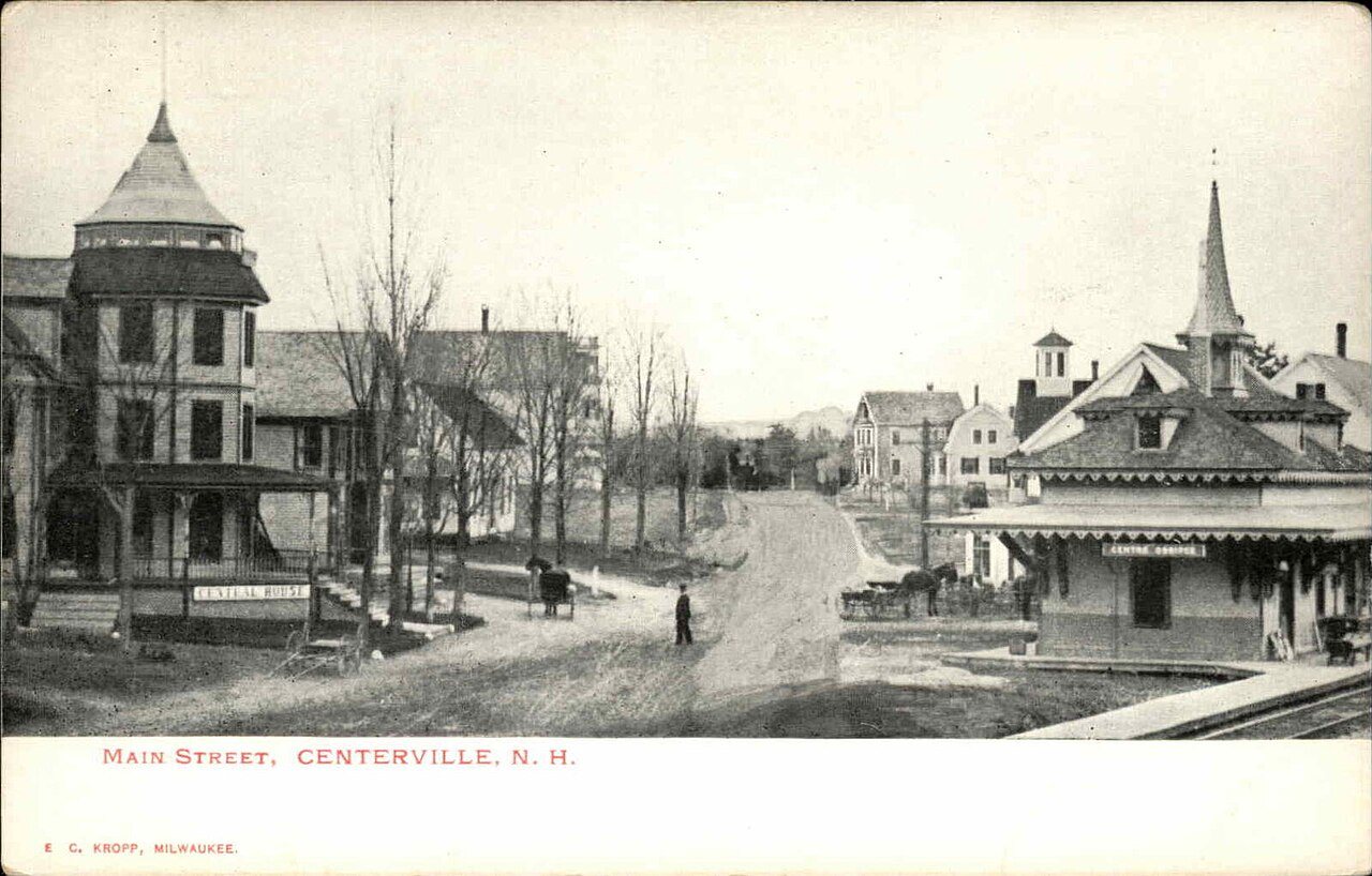 Centre Ossipee station postcard