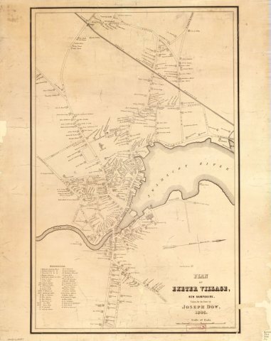 Plan of Exeter village, New Hampshire LOC 2008624187