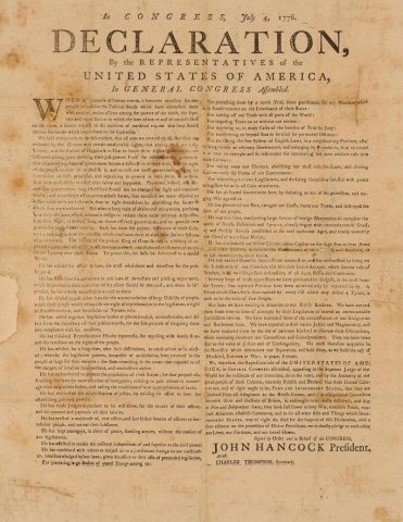 The July 1776 Exeter Broadside
