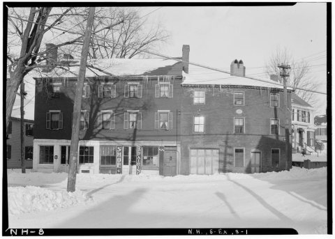 Simeon Folsom House & Stores, Pleasant & High Streets