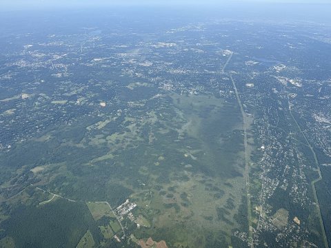 2025-08-08 18 31 57 UTC View of the Great Swamp National Wildlife Refuge in Harding (lower left), Chatham (upper center…