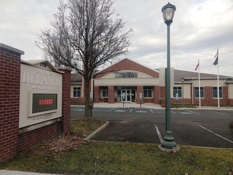 Delanco Township, NJ municipal building (1), Dec. 2023