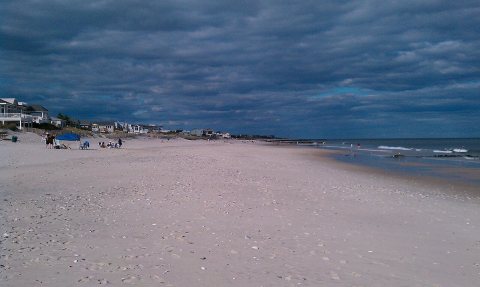 Beach looking north