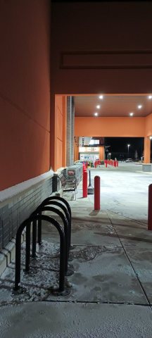 Inverted U Bike Parking Stand at ShopRite
