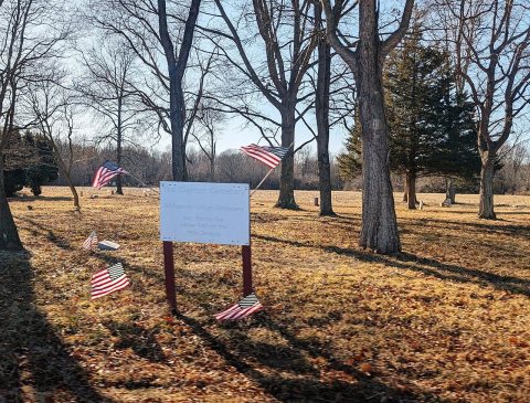Clanton Cemetery, Woolwich Township, NJ, Feb. 2025