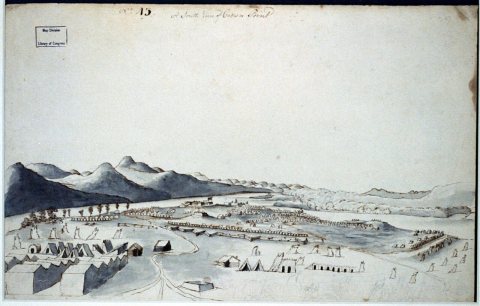 A south view of
