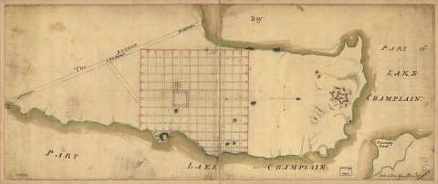 Crown Point & part of Lake Champlain