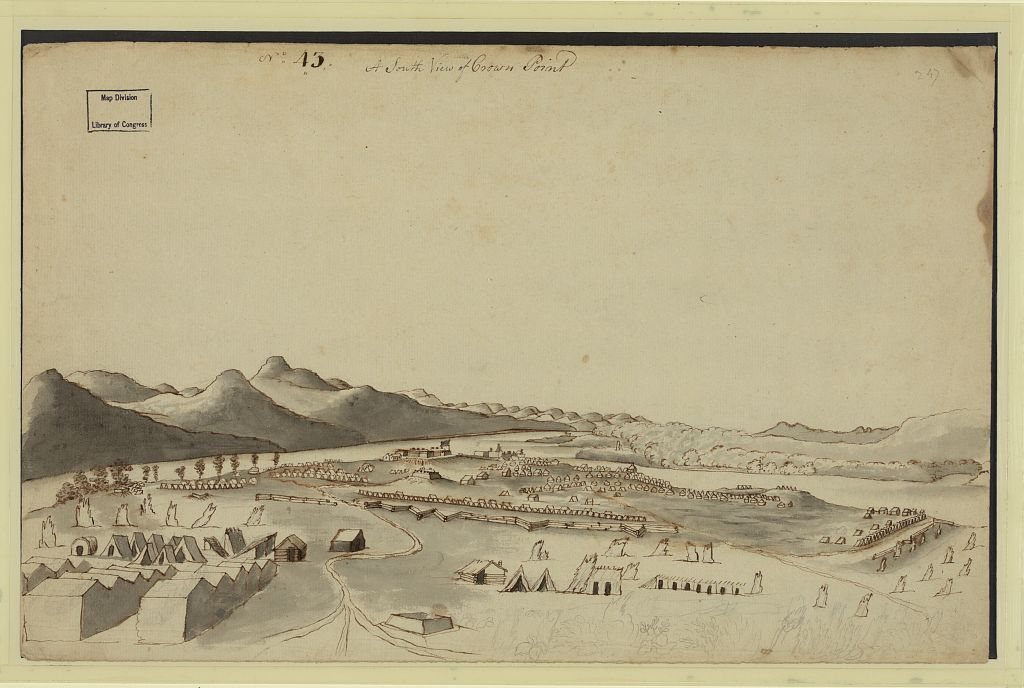 A south view of Crown Point