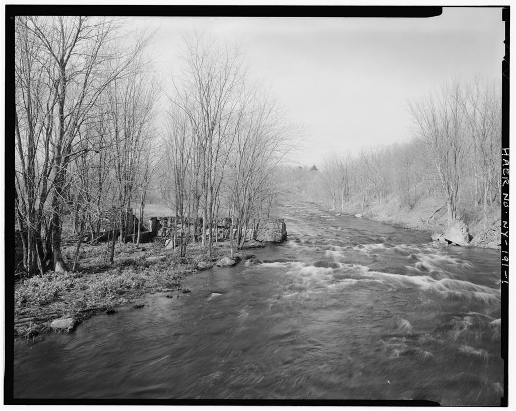 Wood's Grist Mill, South bank of Indian River, 1 mile east of Breached Mill Dam