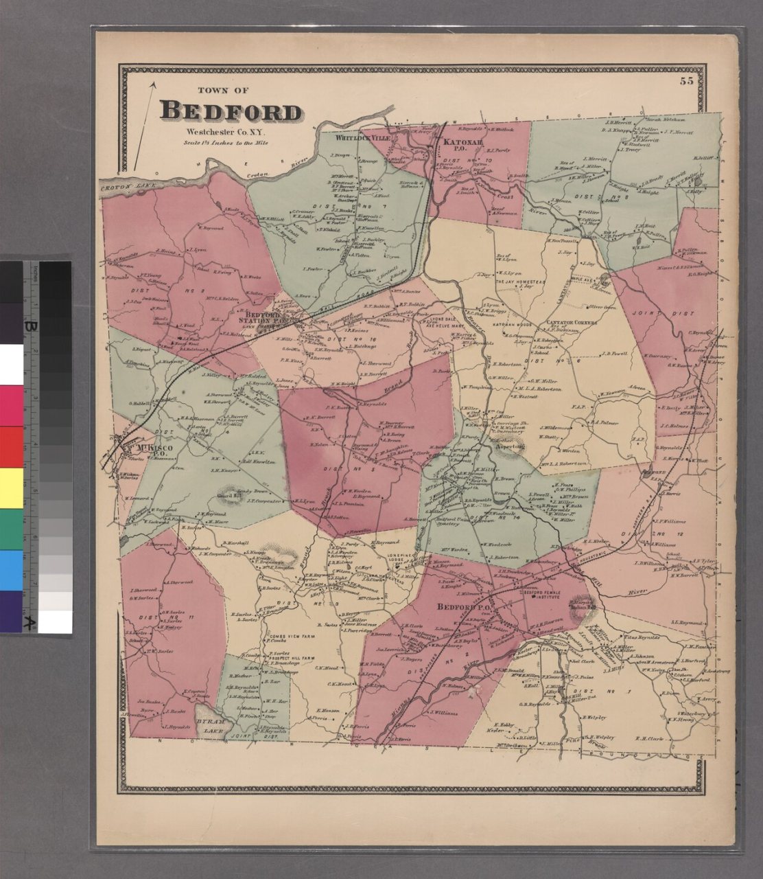 Plate 55- Town of Bedford, Westchester Co. N.Y