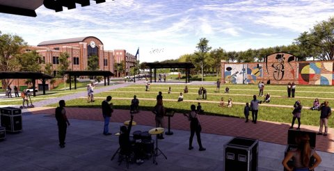 Dacula City Core Project amphitheatre