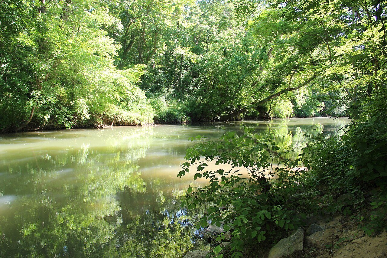 Euharlee Creek near Euharlee, May 2015